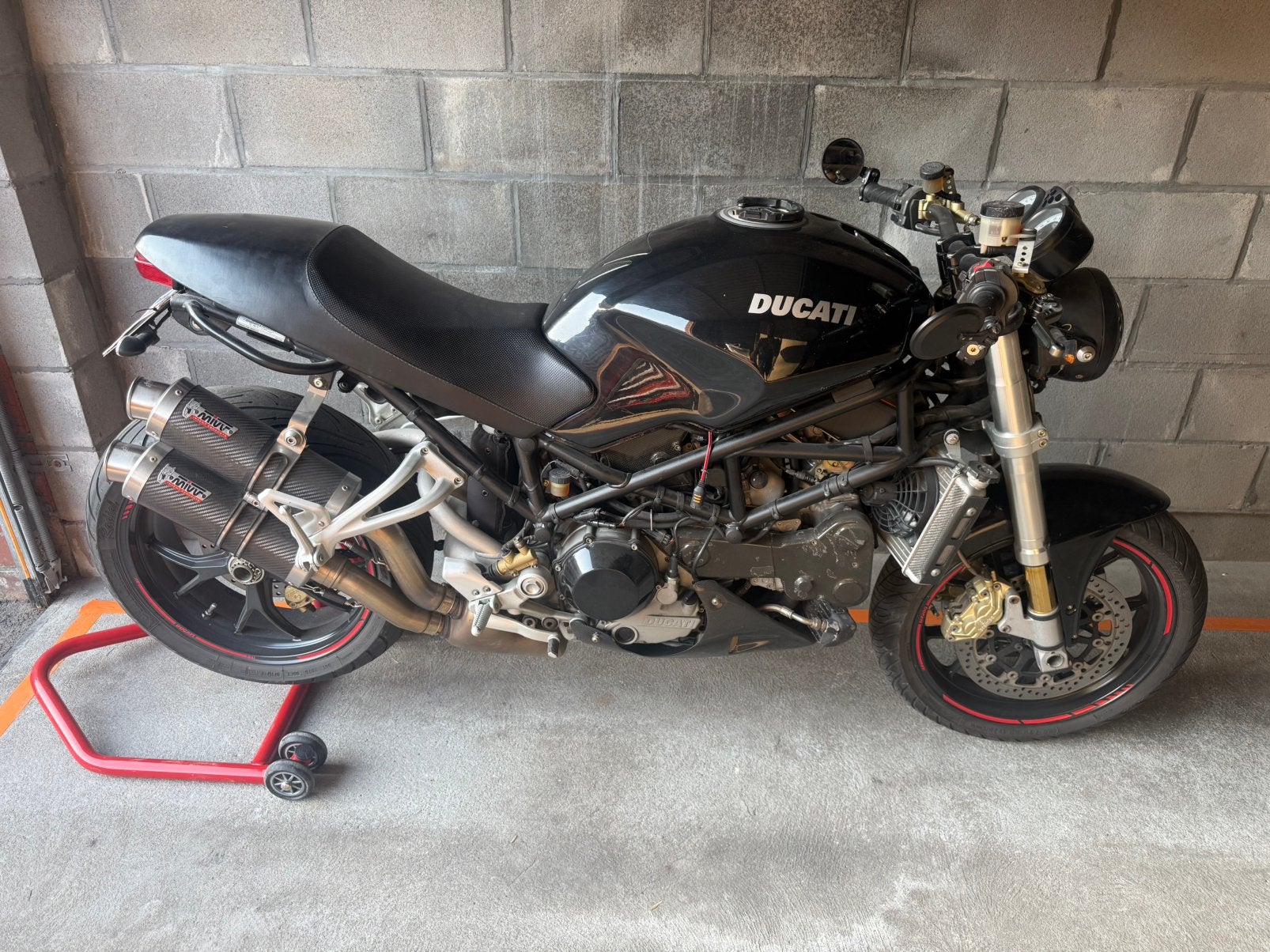 Ducati S4R, Enlèvement, Utilisé