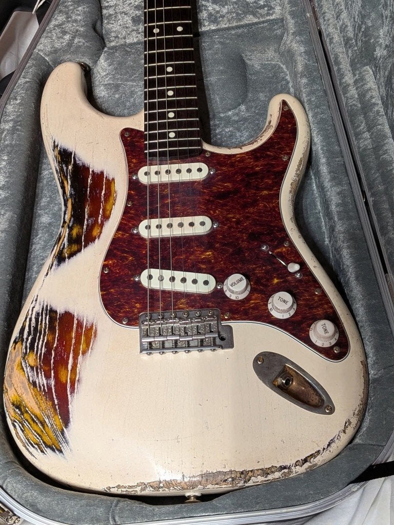 Boutique stratocaster houtsmit guitars belgium, Musique & Instruments, Instruments | Pièces, Enlèvement