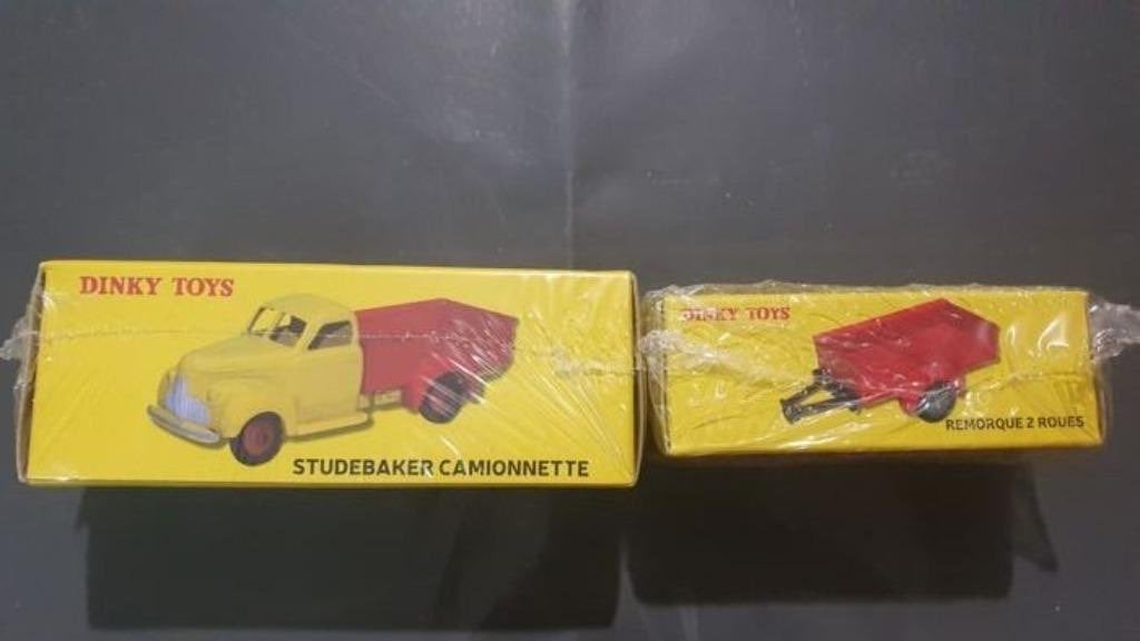 ATLAS-DINKY TOYS - 1:43 - Studebaker van + trailer, Ophalen of Verzenden, Nieuw, Dinky Toys