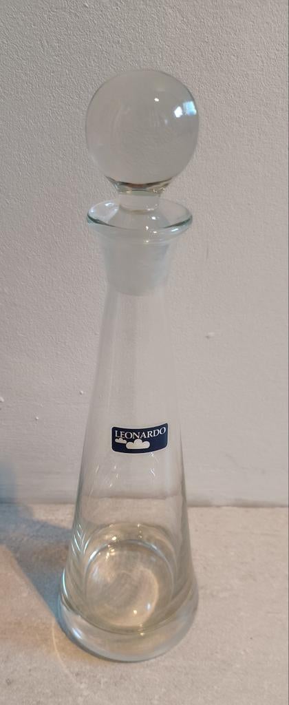 Glas karafje leonardo, Ophalen