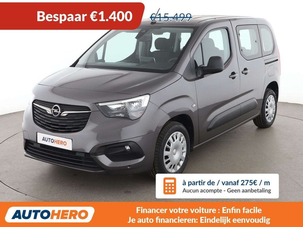 Opel Combo Life 1.2 Turbo Edition, Achat, Détection des panneaux routiers, Euro 6, Boîte manuelle
