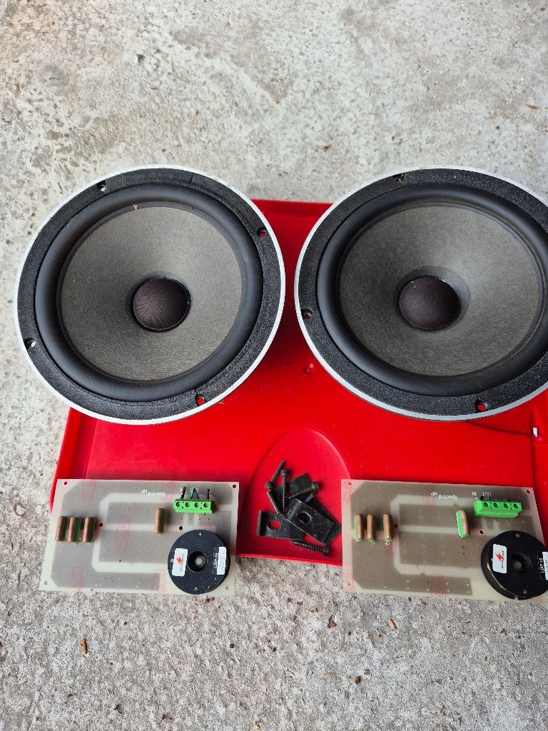 2 x Beyma CX8 en scheidingsfilters, baspijpen zelfbouw, Audio, Tv en Foto, Ophalen, Gebruikt, 60 tot 120 watt, Speakerset