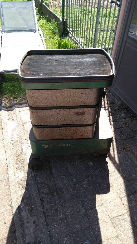 Vintage werkkar, Ophalen, Gebruikt
