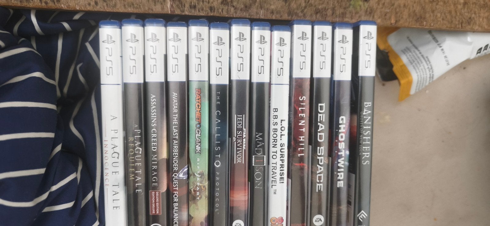 LOT inclusief console, controller en games, Games en Spelcomputers, Ophalen, Zo goed als nieuw, Playstation 5