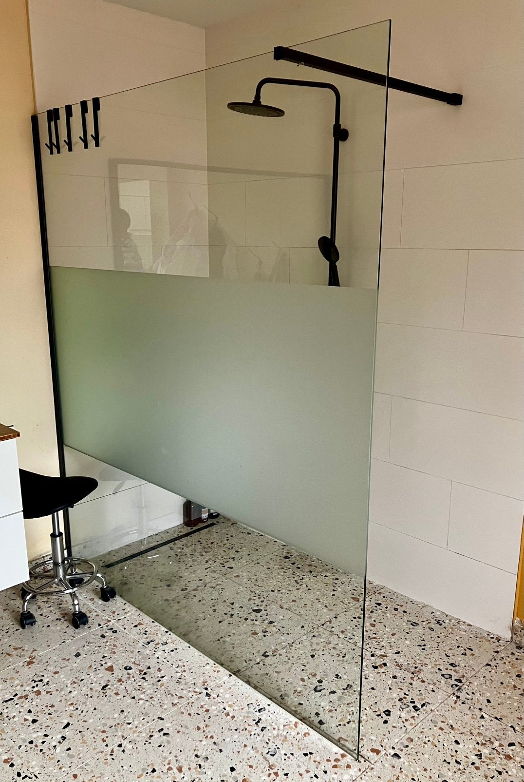 Douchewand / doucheraam – 180 cm – zo goed als nieuw, Huis en Inrichting, Ophalen, Zo goed als nieuw