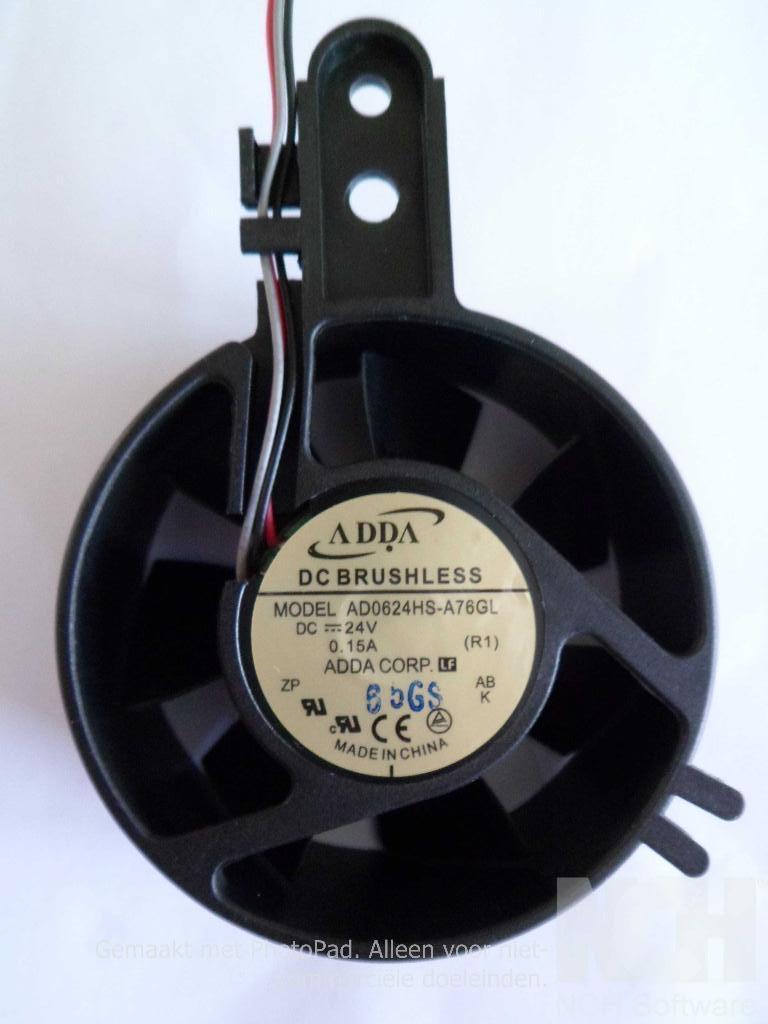 VENTILATOR ADDA 60X25MM 24VDC, 0.15 Model: AD0624HS-A76GLGL, Ophalen, Zo goed als nieuw