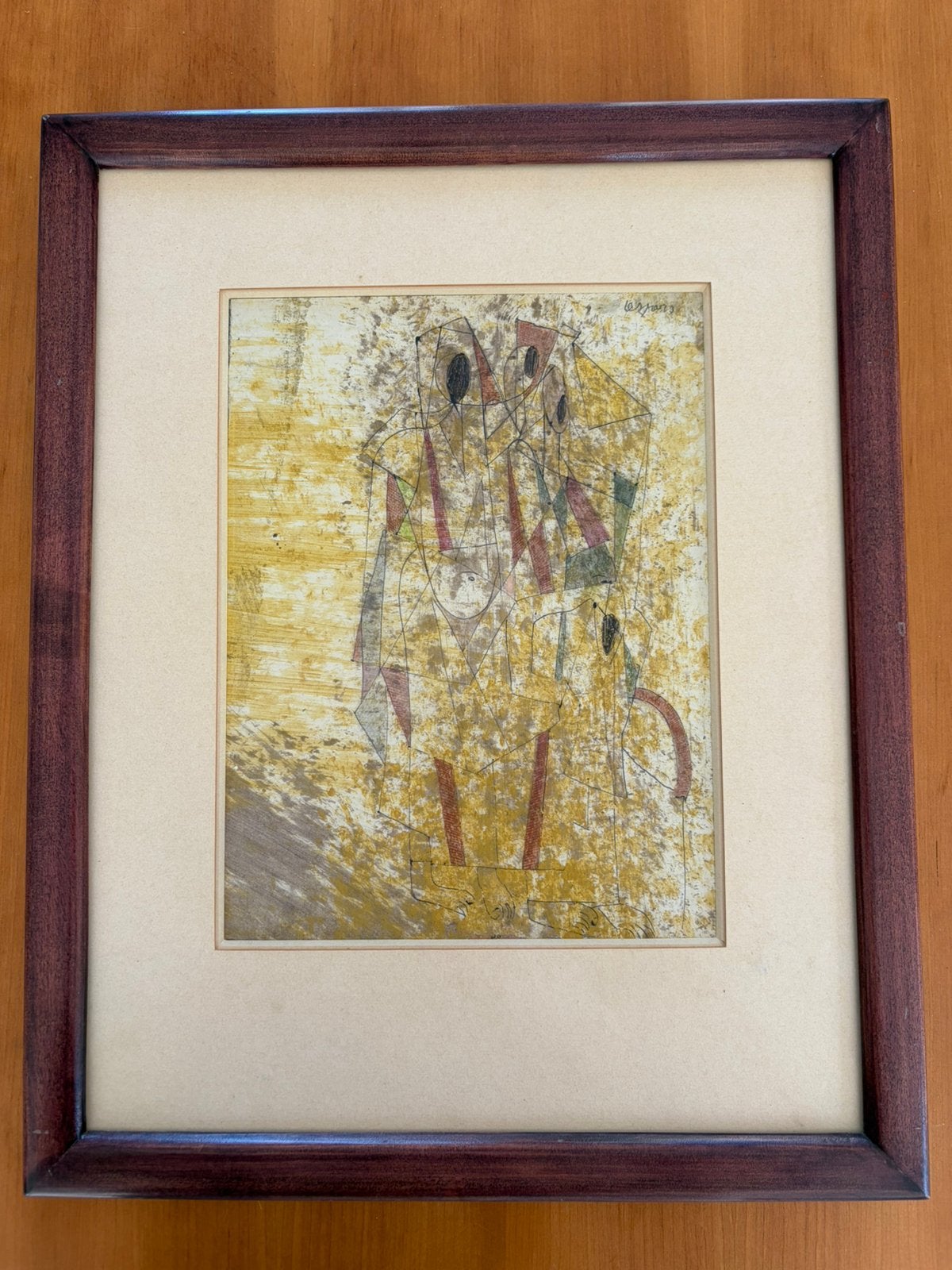 Floris Jespers, Antiek en Kunst, Ophalen, Gesigneerd, Tekening, Paneel