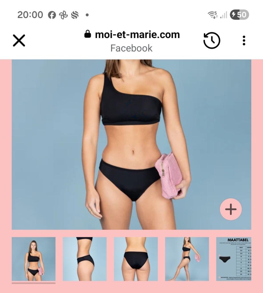 2 menstruatiezwembroekjes Moi et Marie, nieuw!, Kleding | Dames, Badmode en Zwemkleding, Ophalen, Zwart, Nieuw, Zwembroek of Short