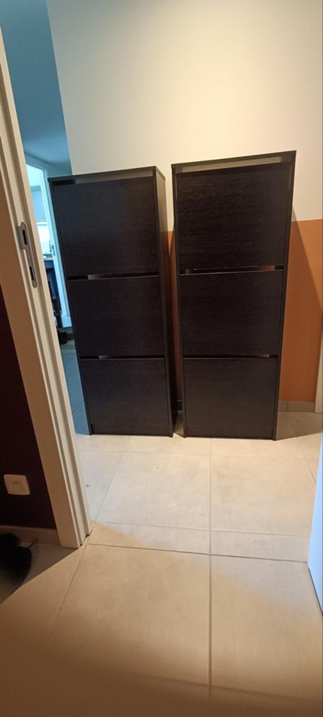 Twee Ikea schoenenkasten, Ophalen