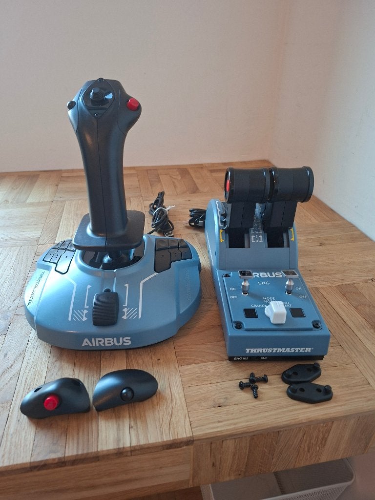 joystick et accélérateur Thrustmaster Airbus, Informatique & Logiciels, Joysticks, Comme neuf, Enlèvement