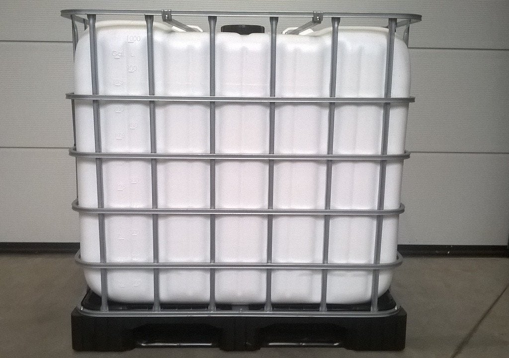 IBC 1000 litres blanc opaque, Ophalen, Met kraantje, 150 liter of meer, Zo goed als nieuw