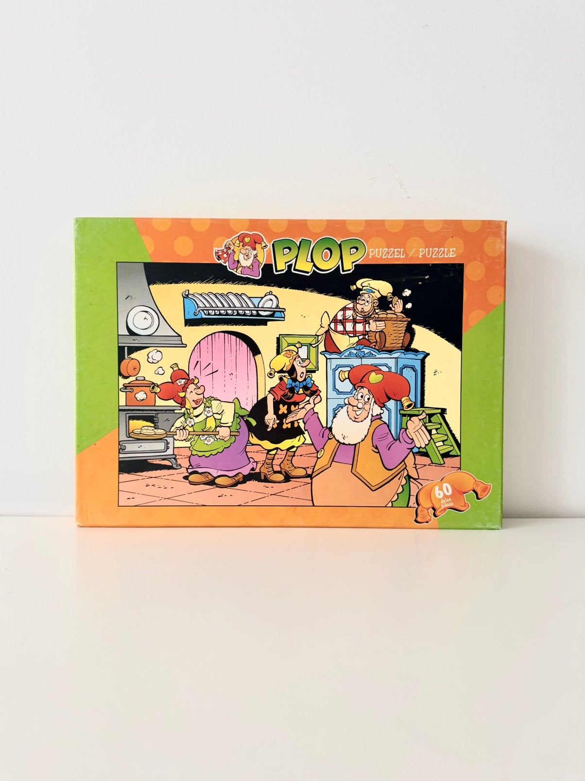 Plop vintage Melkherberg puzzel, Ophalen, Meer dan 50 stukjes, Zo goed als nieuw