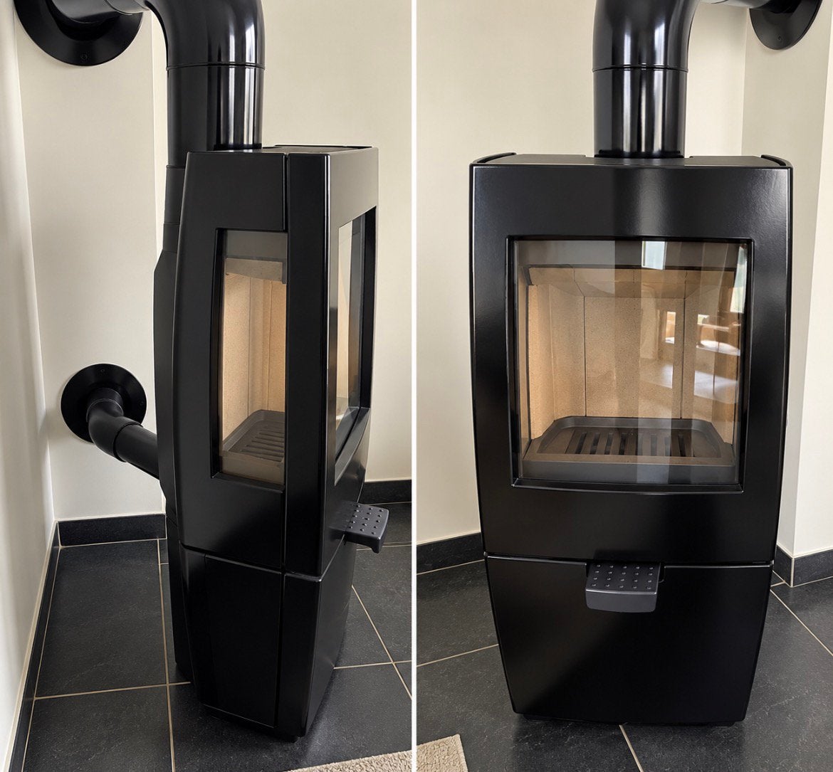 Te koop: Dovre Sense 203 houtkachel – zwart, Huis en Inrichting, Ophalen, Gebruikt, Houtkachel, Vrijstaand