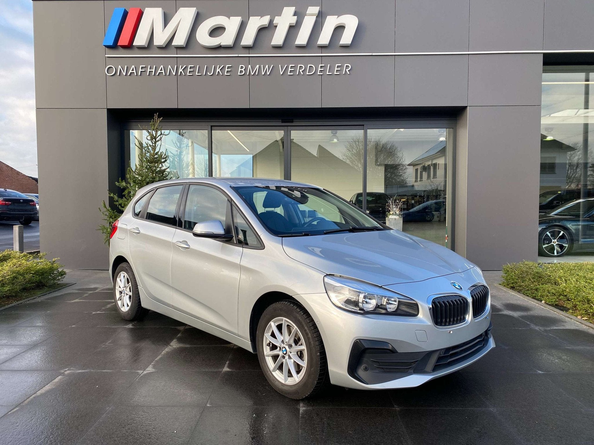 BMW 2 Serie 216 d Active Tourer - GlacierSilber/Navi/PDC/Air, Autos, Argent ou Gris, Achat, Euro 6, Entreprise