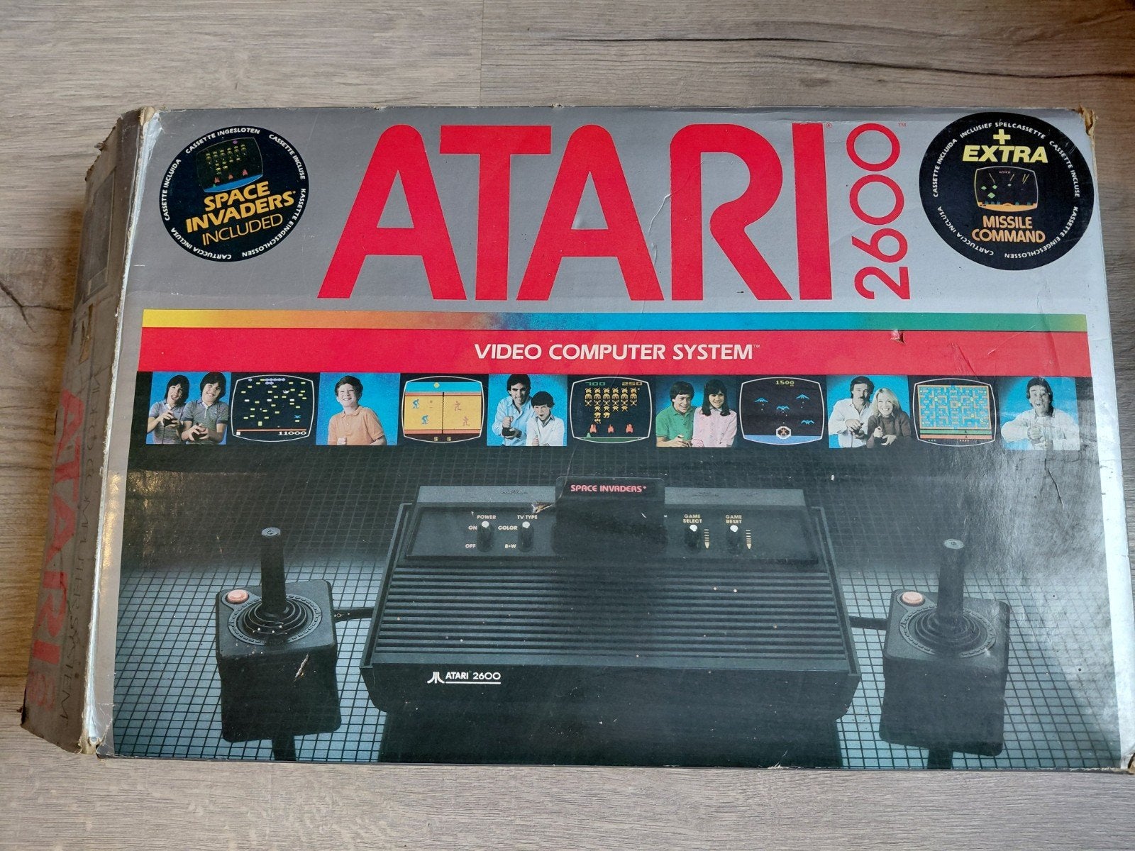 ATARI 2600, Games en Spelcomputers, Ophalen, Met 2 controllers, Atari 2600, Gebruikt