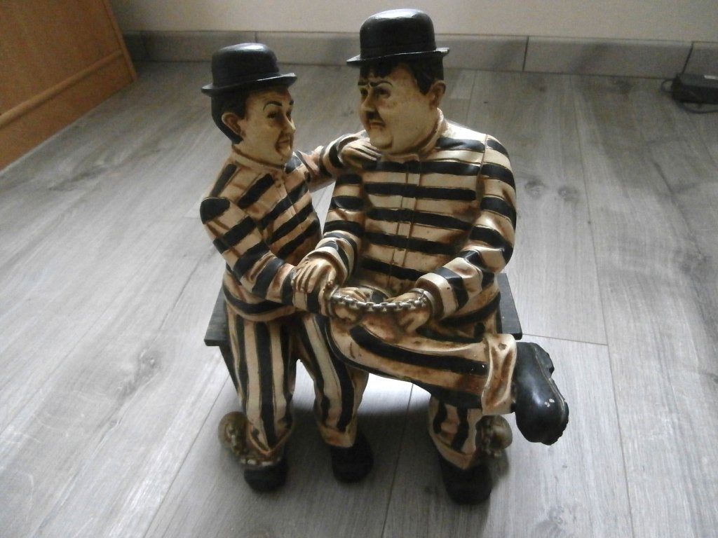Beeldjes Laurel & Hardy, Ophalen, Gebruikt, Mens