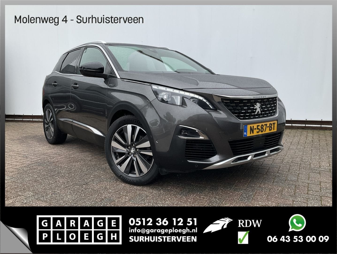 Peugeot 3008 1.6 165PK GT Line Carplay Cam Stoelverw. Trekha, Automaat, 129 g/km, Bedrijf, SUV of Terreinwagen