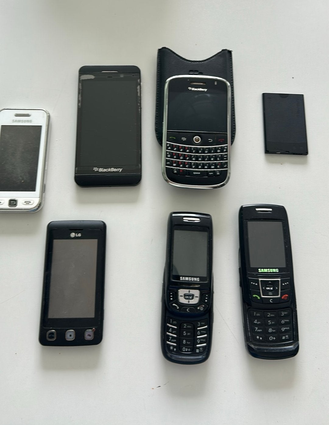 Diverse gsm’s, Enlèvement, Utilisé, Blackberry