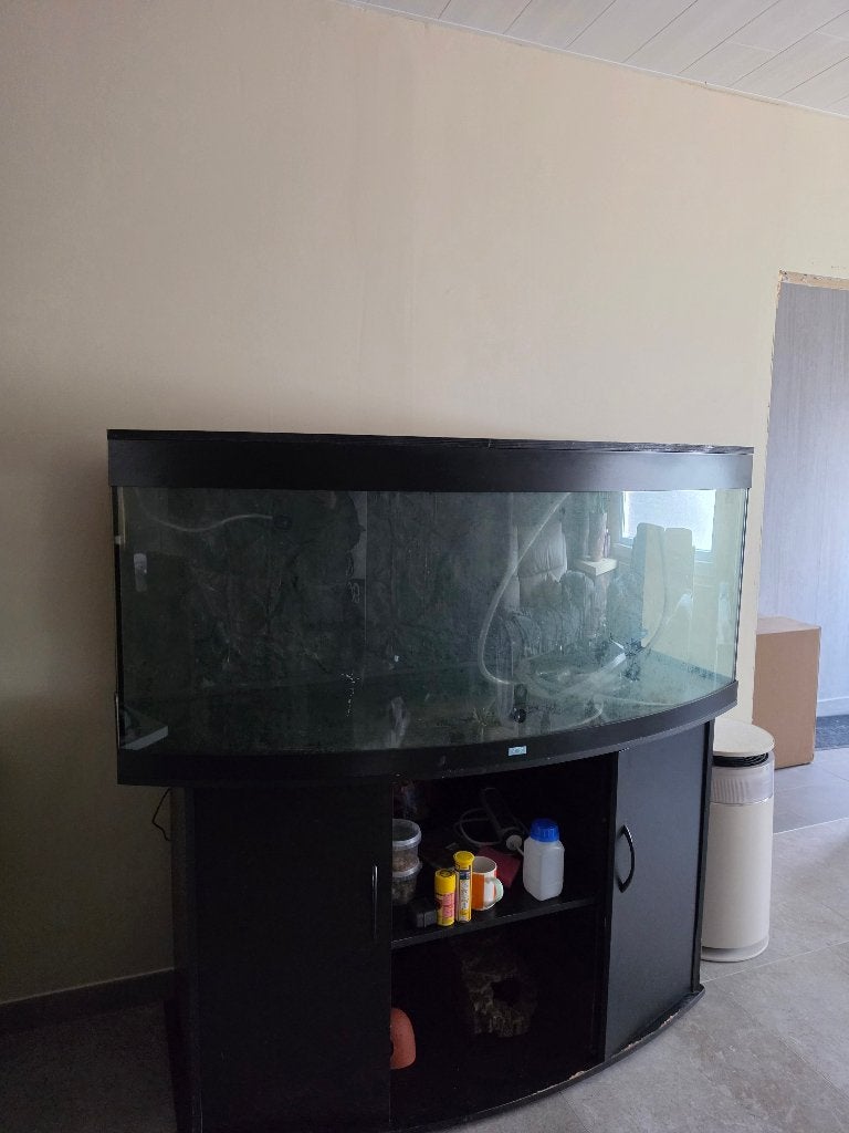 Aquarium, Dieren en Toebehoren, Ophalen, Gebruikt, Aquariummeubel, Inclusief deksel