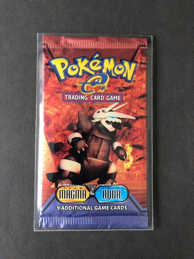 Pack de boosters Team Magma contre Aqua | Aggron Art, Enlèvement ou Envoi, Neuf, Booster