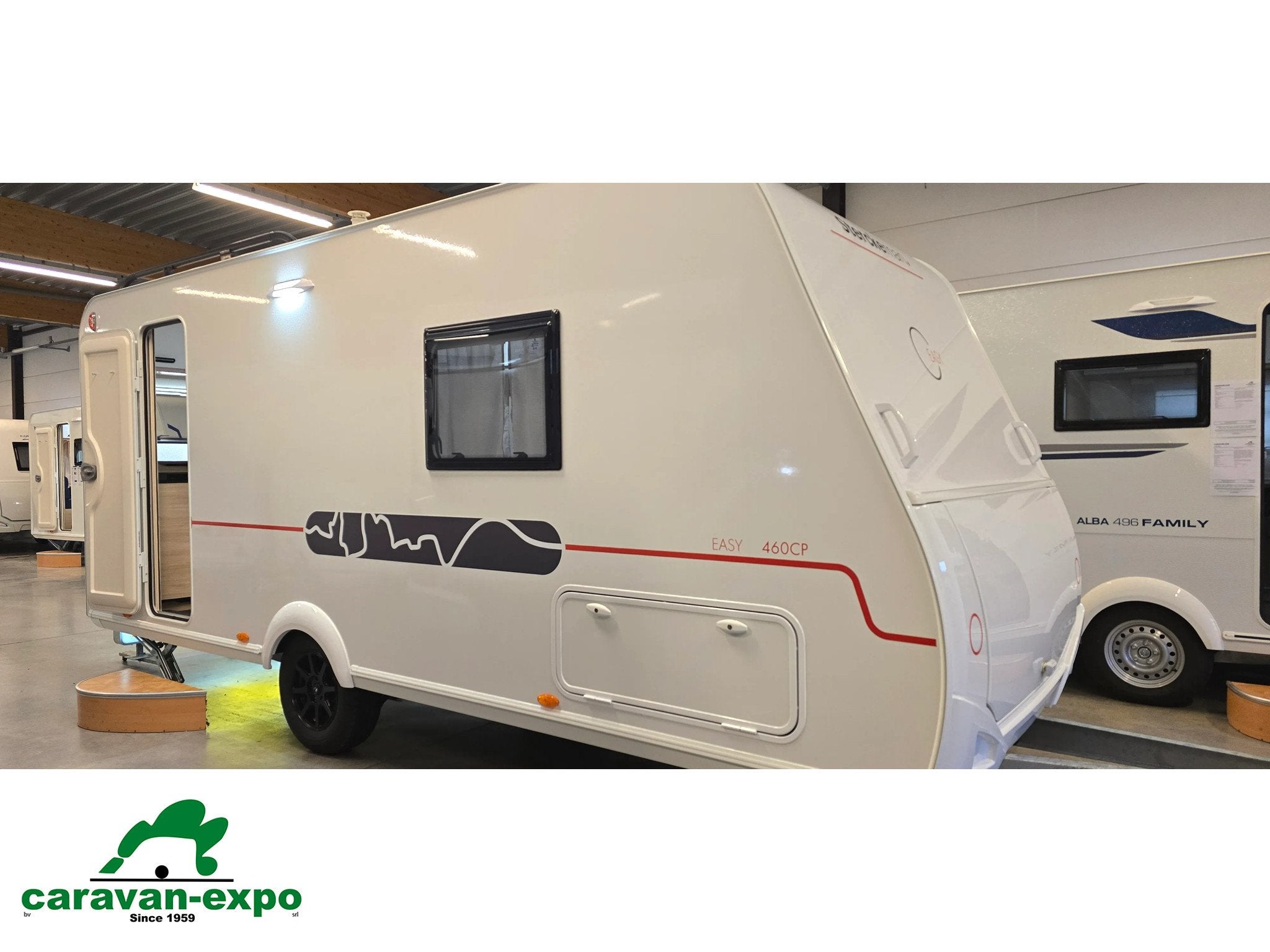 STERCKEMAN 460CP EASY, Caravans en Kamperen, Sterckeman, Bedrijf, 750 - 1000 kg, 5 tot 6 meter