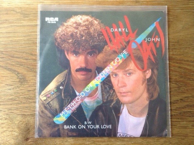 single daryl hall & john oates, CD & DVD, Vinyles Singles, Rock et Metal, Housse de protection extérieure, Pochette photo, Pressage original