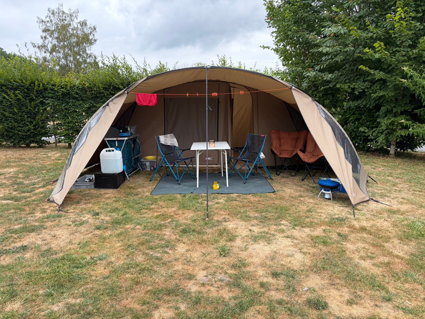 Falco steenarend 5800, Caravans en Kamperen, Ophalen, Gebruikt, Tot en met 4