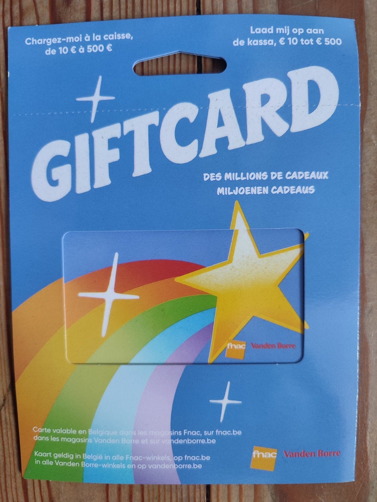 €75 Giftcard - Fnac/Vanden Borre, Tickets & Billets