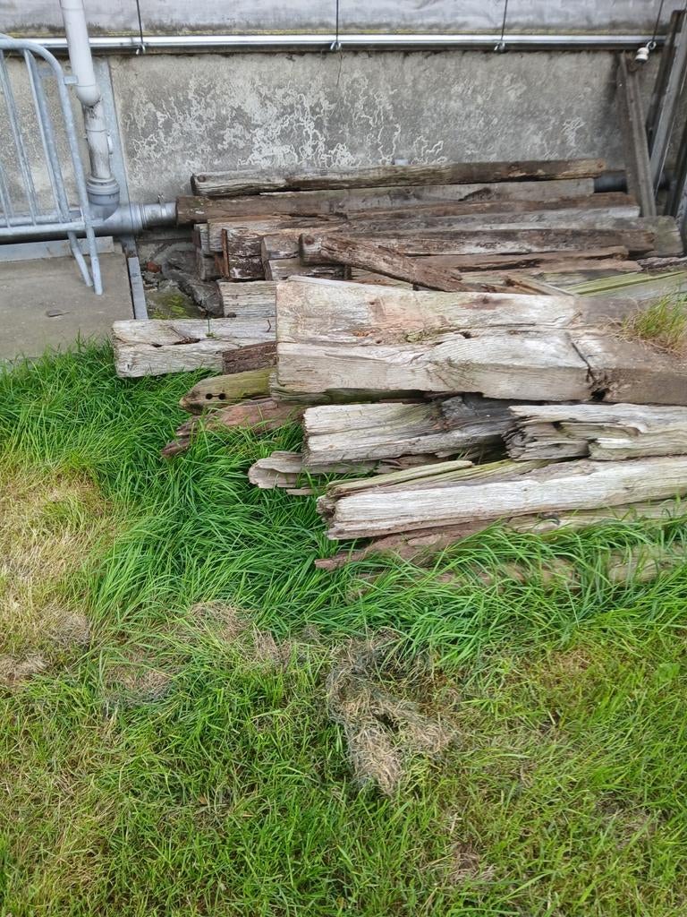 Brandhout eiken bielzen, Enlèvement