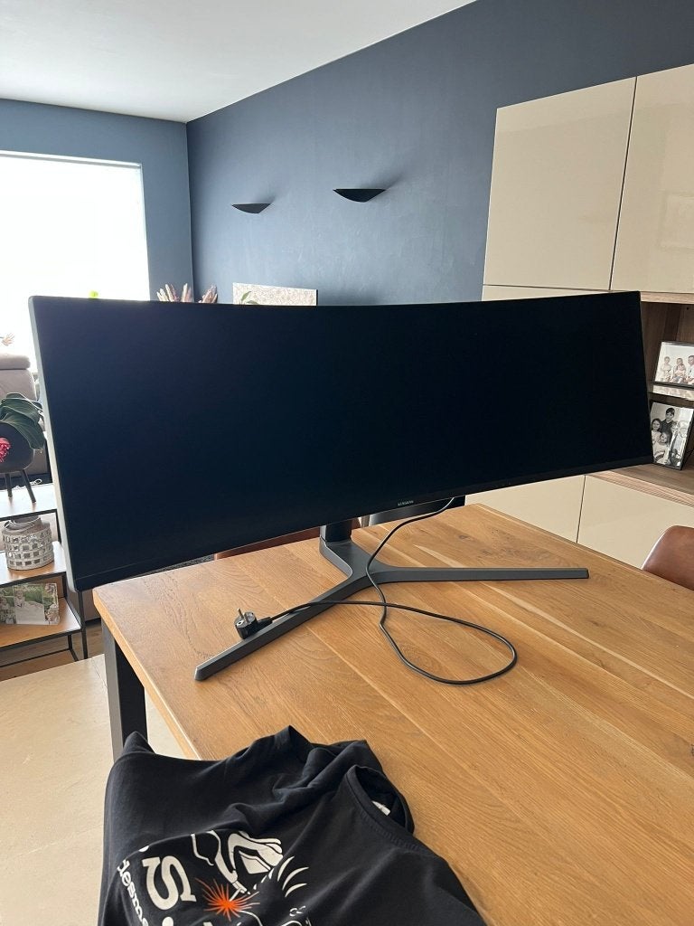 Samsung scherm 49 inch, 101 t/m 150 Hz, Zo goed als nieuw, 1 tot 2 ms, Samsung, LG