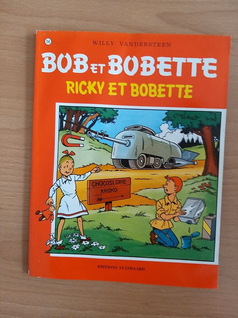 Bande dessinée BD Bob et Bobette Ricky et Bobette 154, Une BD, Enlèvement ou Envoi, Utilisé, Willy Vandersteen