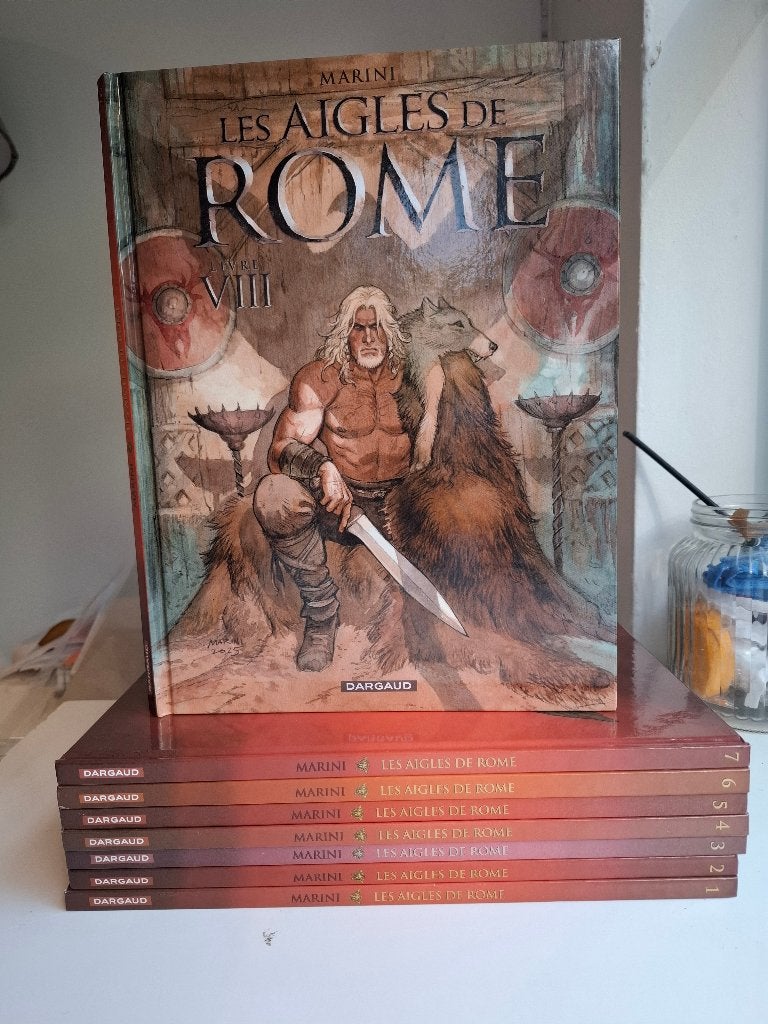 LES AIGLES DE ROME TOMES 1 à 8 SERIE COMPLETE MARINI EO/REED, Série complète ou Série, Enlèvement ou Envoi, Comme neuf