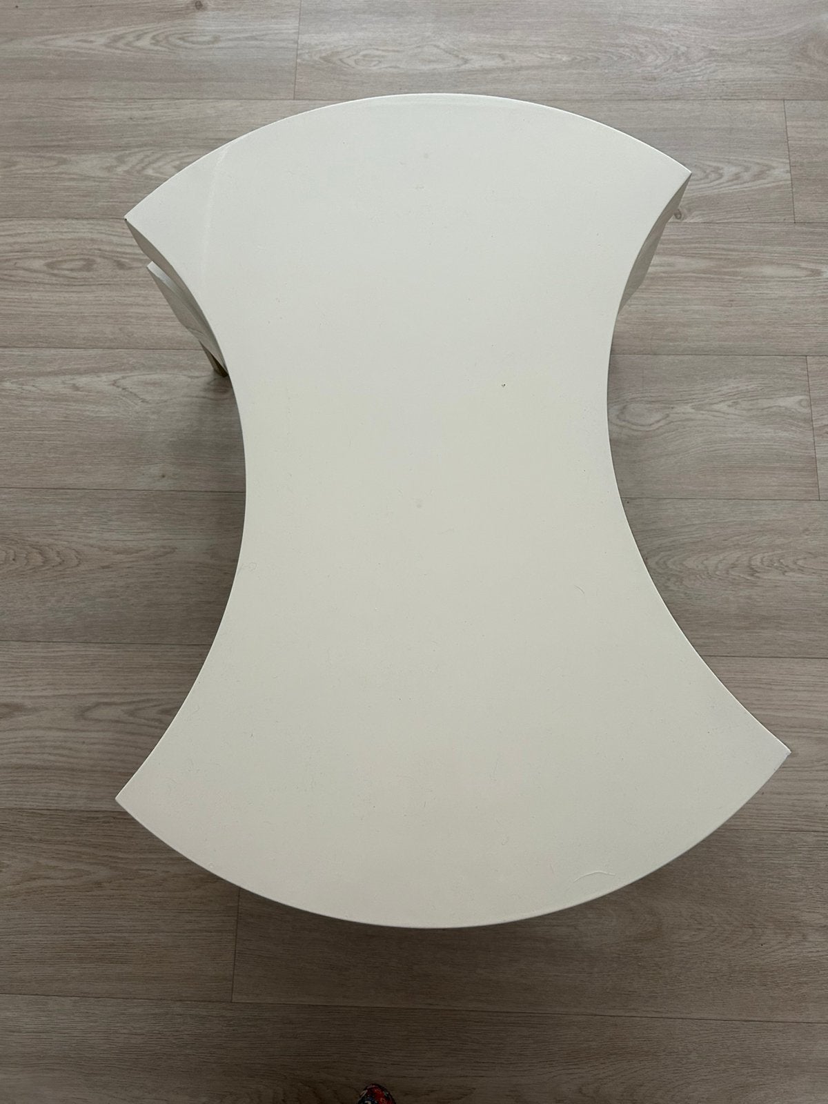 Table basse design rotative — blanc brillant (modulaire), Enlèvement, Utilisé