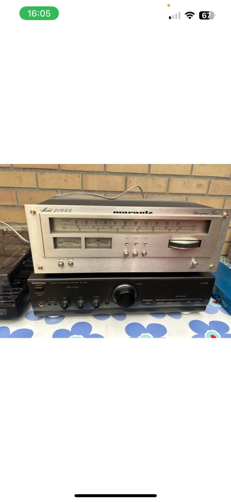 Amplificateur, Enlèvement, Comme neuf, Marantz