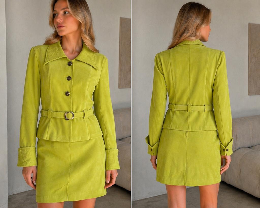 Mooi nieuwe mantelpak zonder prijskaartje, Kleding | Dames, Ophalen, Zo goed als nieuw, Maat 36 (S)