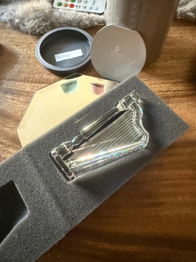 Swarovski de harp met doos en certificaat, Ophalen