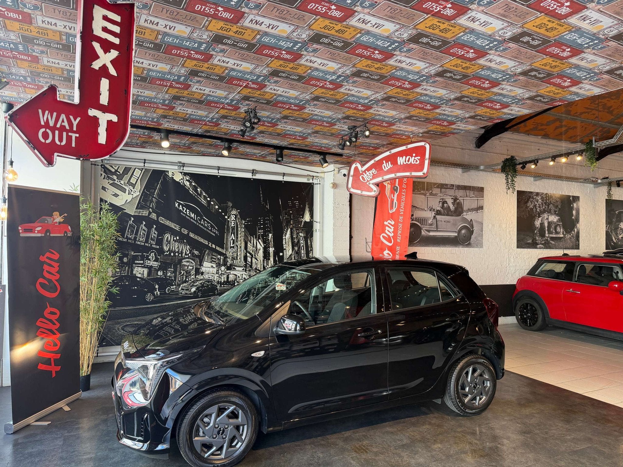 Kia Picanto 1.0i GDI * BOITE AUTO * CAM * NEW MODELE * 9.000, Auto's, Automaat, 4 zetels, Stof, Zwart