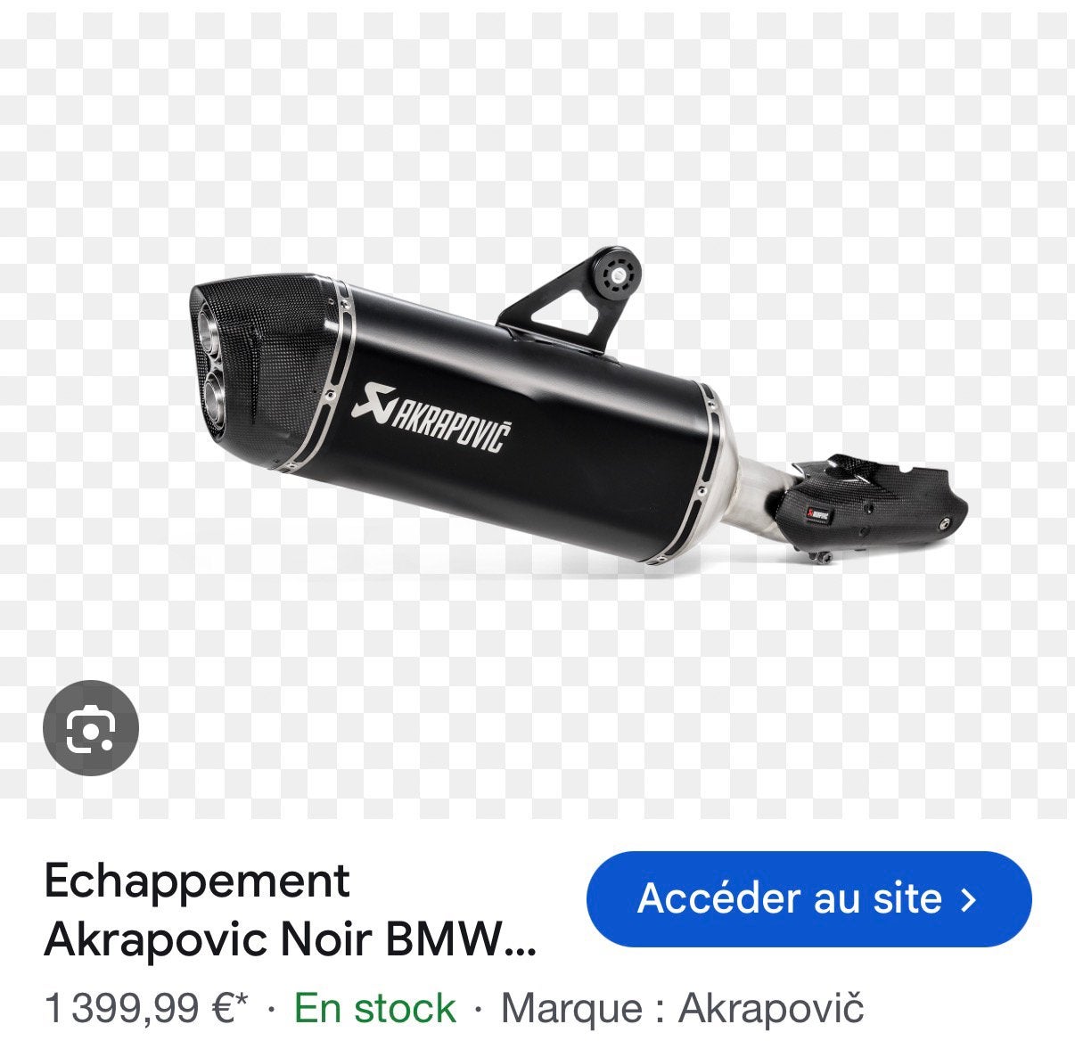Akrapovic gs 1250 bmw, Informatique & Logiciels, Enlèvement ou Envoi, Comme neuf