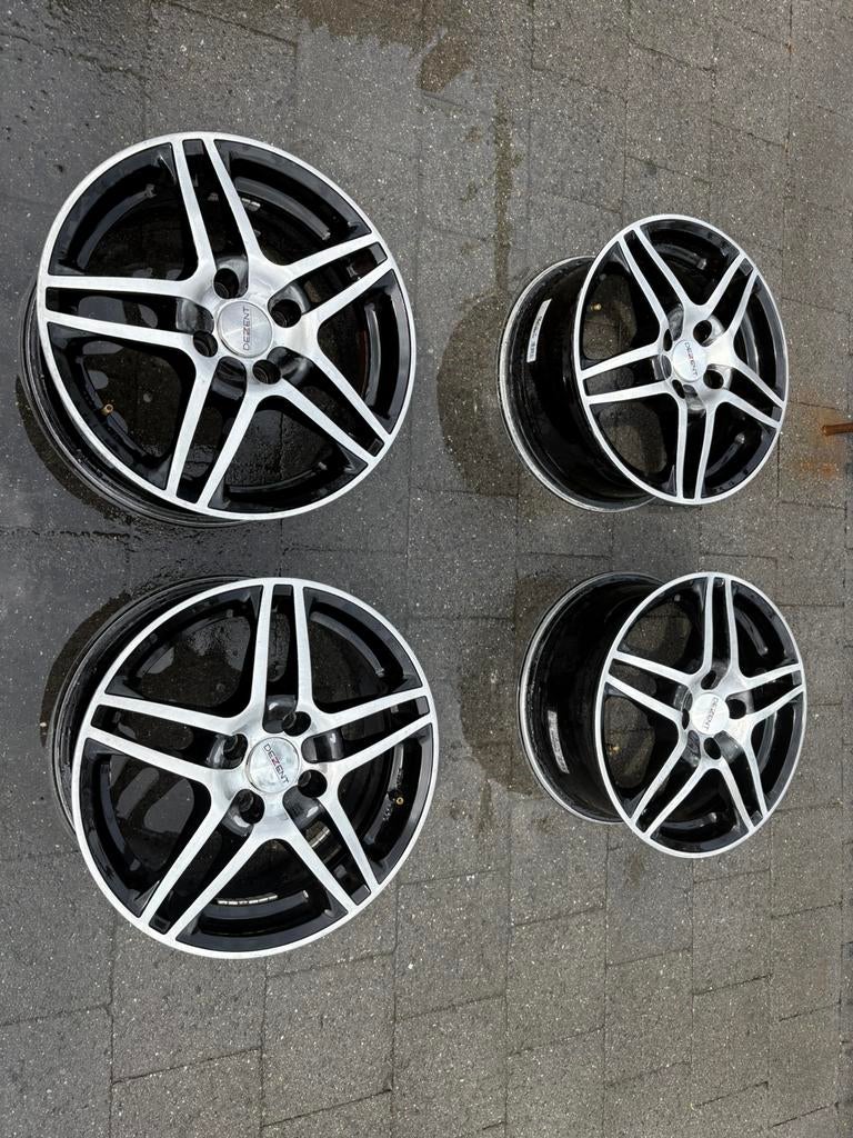 Set Dezent Velgen - 4x100 - ET38, Auto-onderdelen, Banden en Velgen, Ophalen, Velg(en)