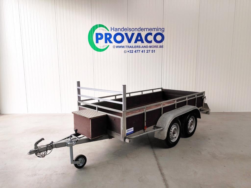 BW-TRAILERS 750kg keuringsvrij • 125x300cm • perfecte staat, Auto diversen, Ophalen