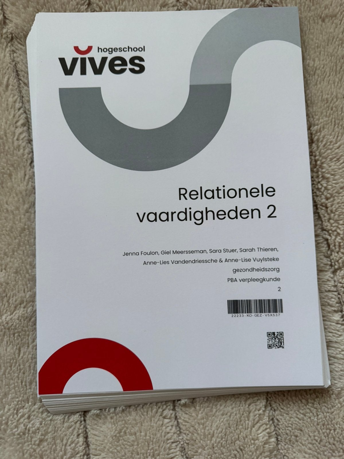Relationele vaardigheden 2, Enlèvement ou Envoi, Neuf