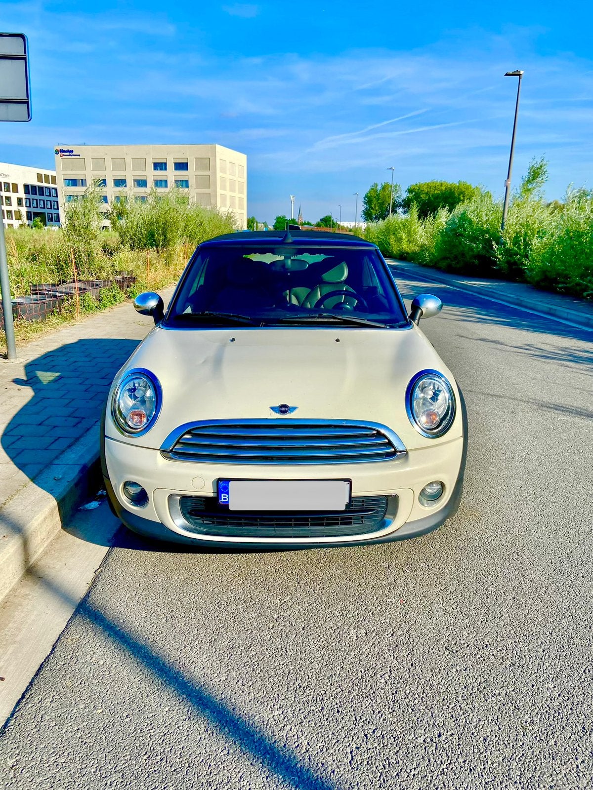 Mini cooper 1.6i cabrio, Auto's, Euro 5, 1600 cc, Wit, Leder