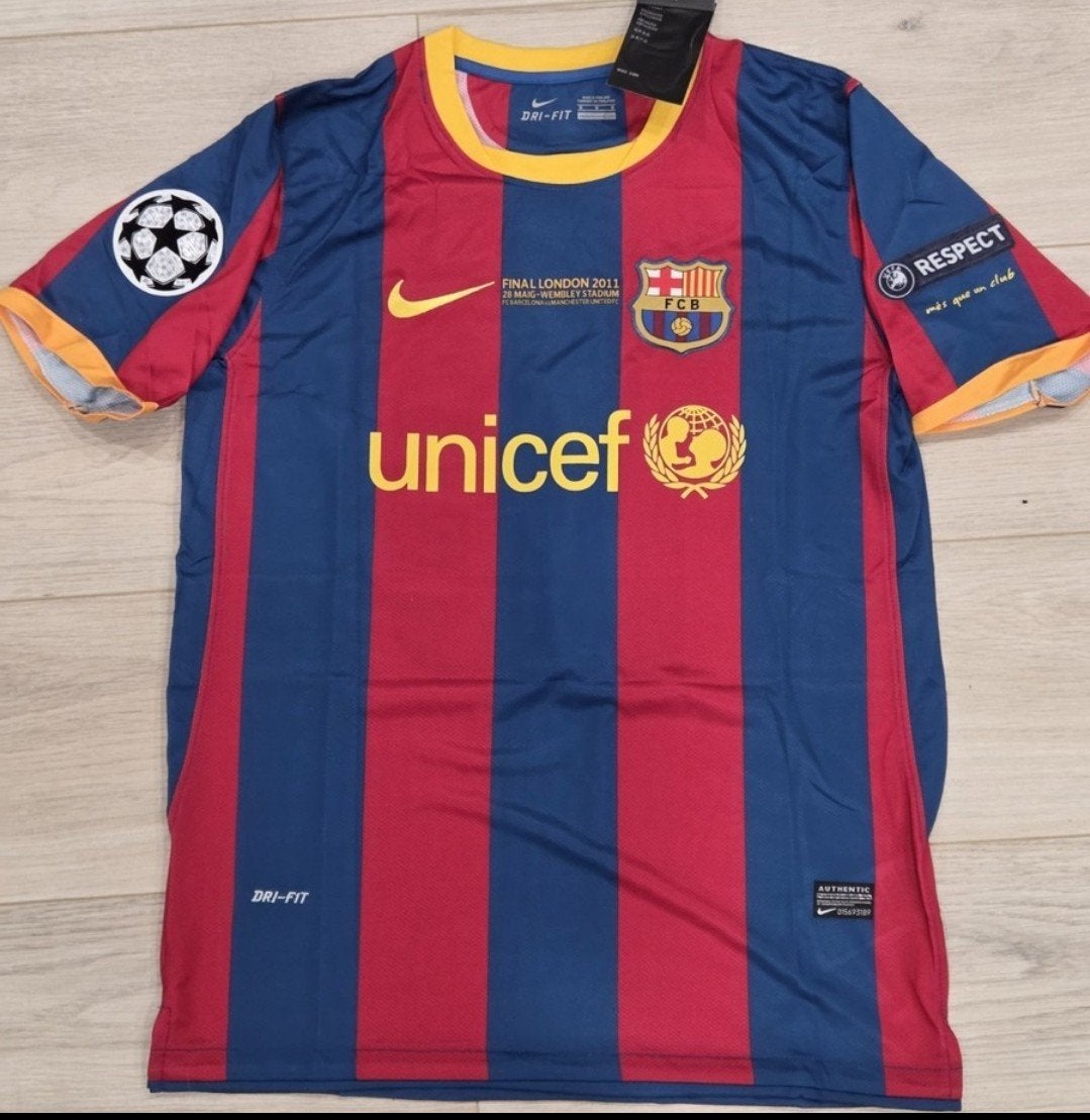 Barcelona Messi Voetbalshirt Champions League Finale 2011, Ophalen of Verzenden