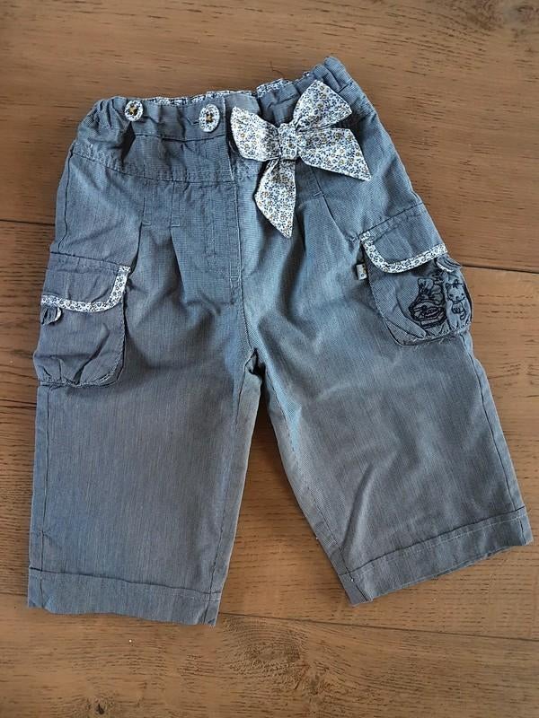 SERGENT MAJOR - Joli pantalon noir/ blanc - T.18 mois/81 cm, Gebruikt, Broekje, Meisje, Ophalen of Verzenden