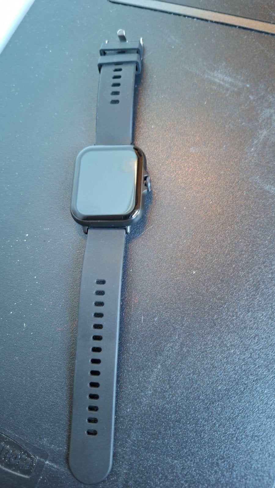 Smartwatch te koop zwarte, Étanche, Comme neuf, Enlèvement, Ledwood
