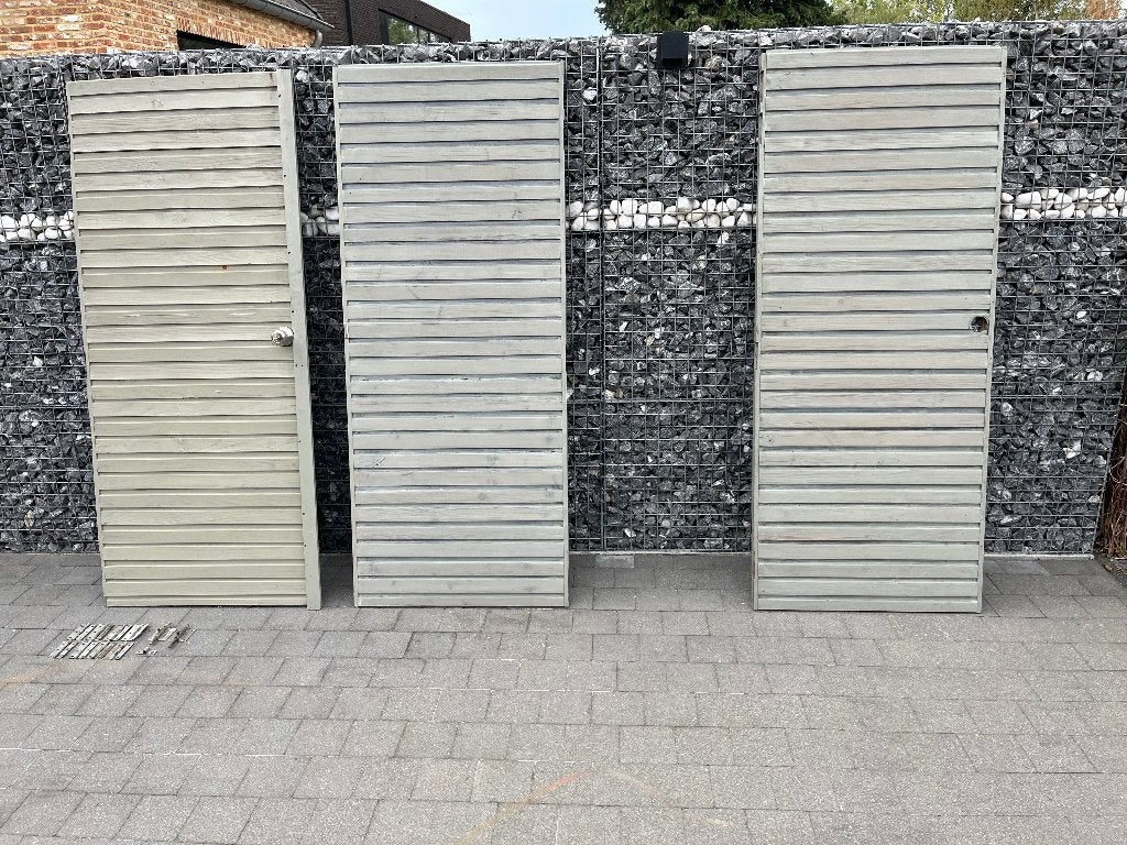 Tuinhuisdeuren 3 stuks, Ophalen, Gebruikt, Minder dan 100 cm, Draaipoort