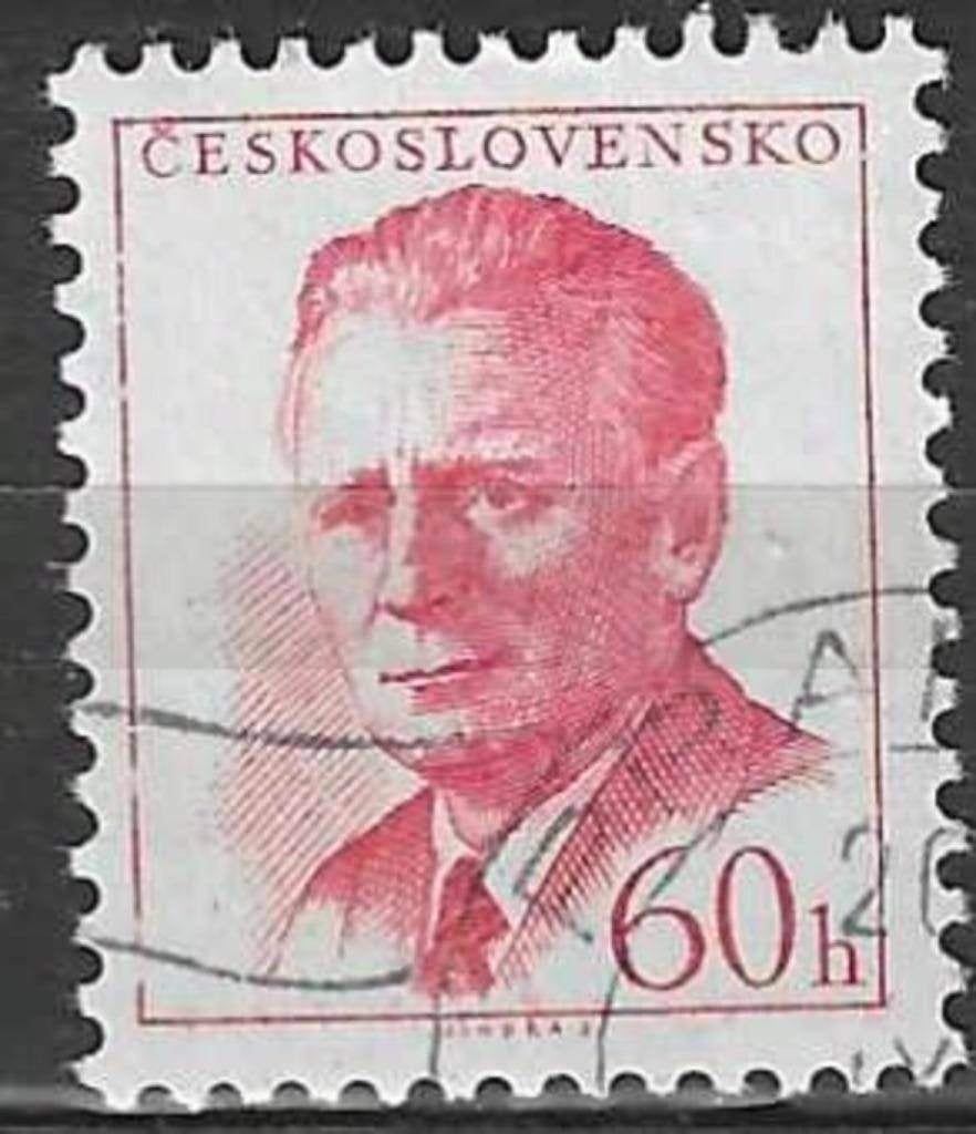 Tchécoslovaquie 1958/1959 - Yvert 967 - Novotny (ST), Envoi, Affranchi