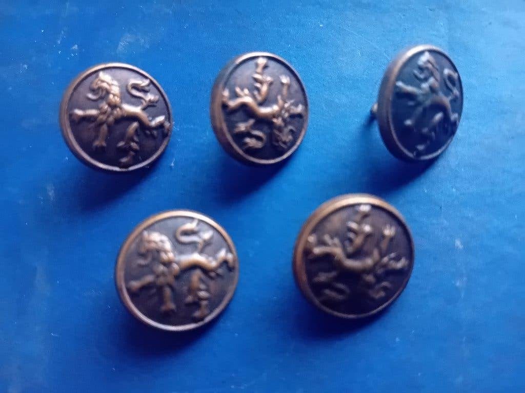 ABL knopen embleem, Verzamelen, Ophalen of Verzenden, Landmacht, Embleem of Badge