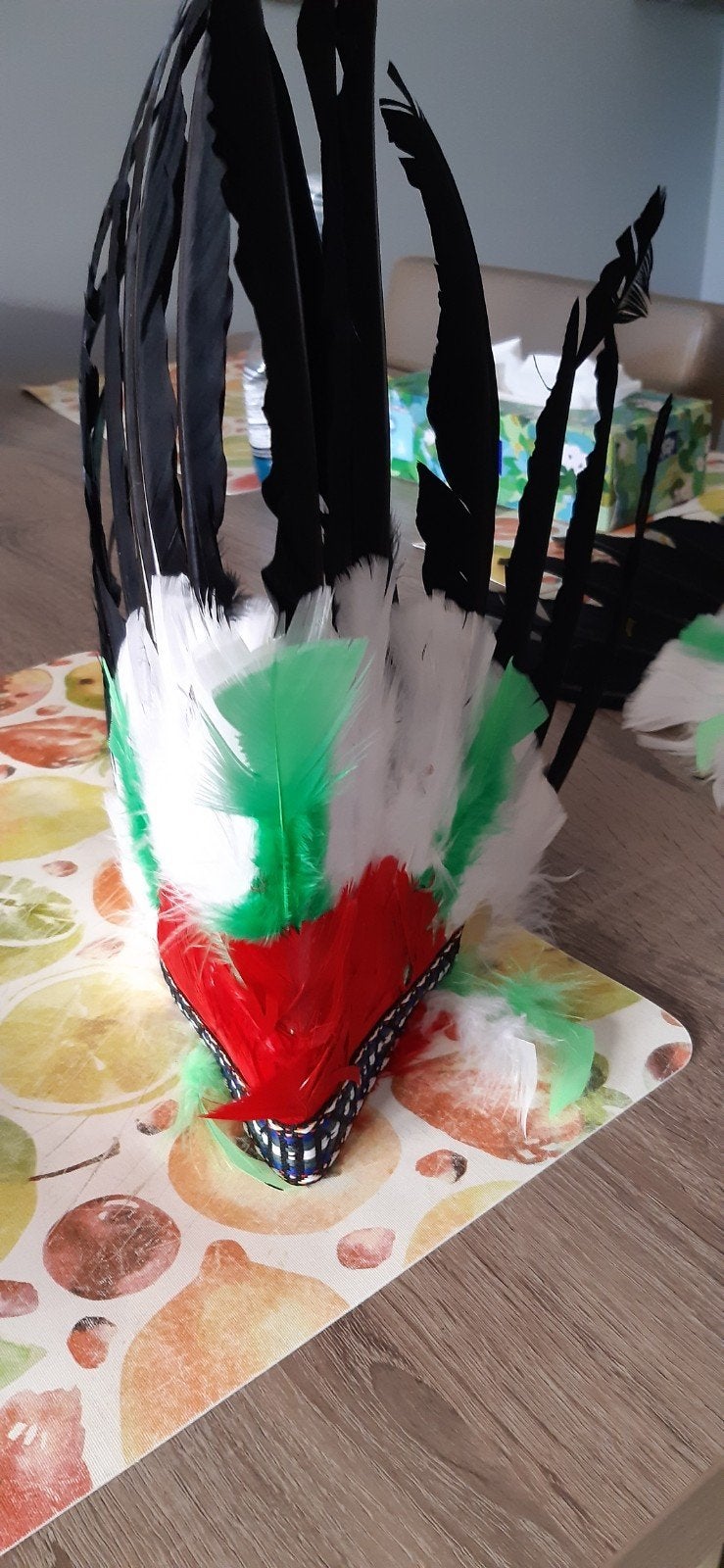 indianen pluimen, Ophalen
