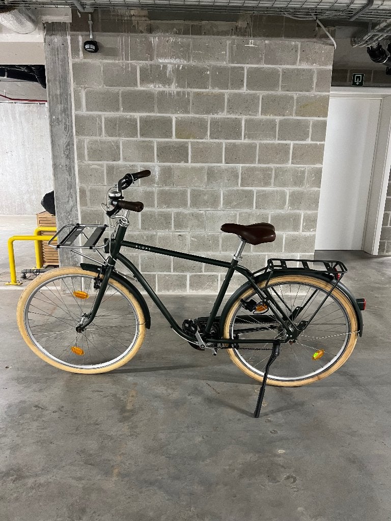 Elops fiets donkergroen Decathlon, Fietsen en Brommers, Ophalen, Zo goed als nieuw, Overige merken